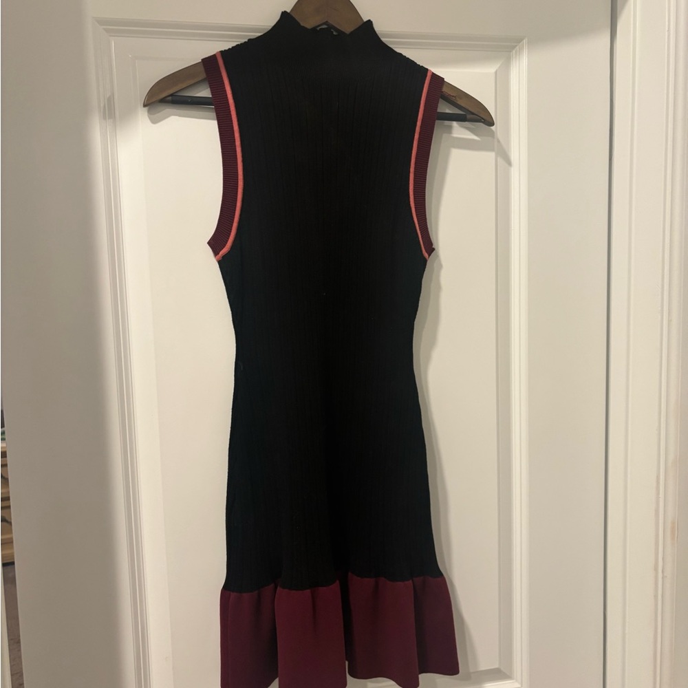 Gorgeous on, RAMY BROOK MINI DRESS WITH KNIT BUTTON UP.